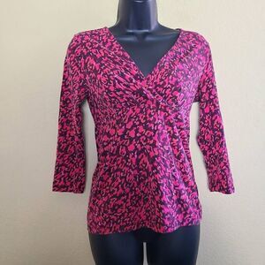 Loft Long Sleeved V-neck Top
